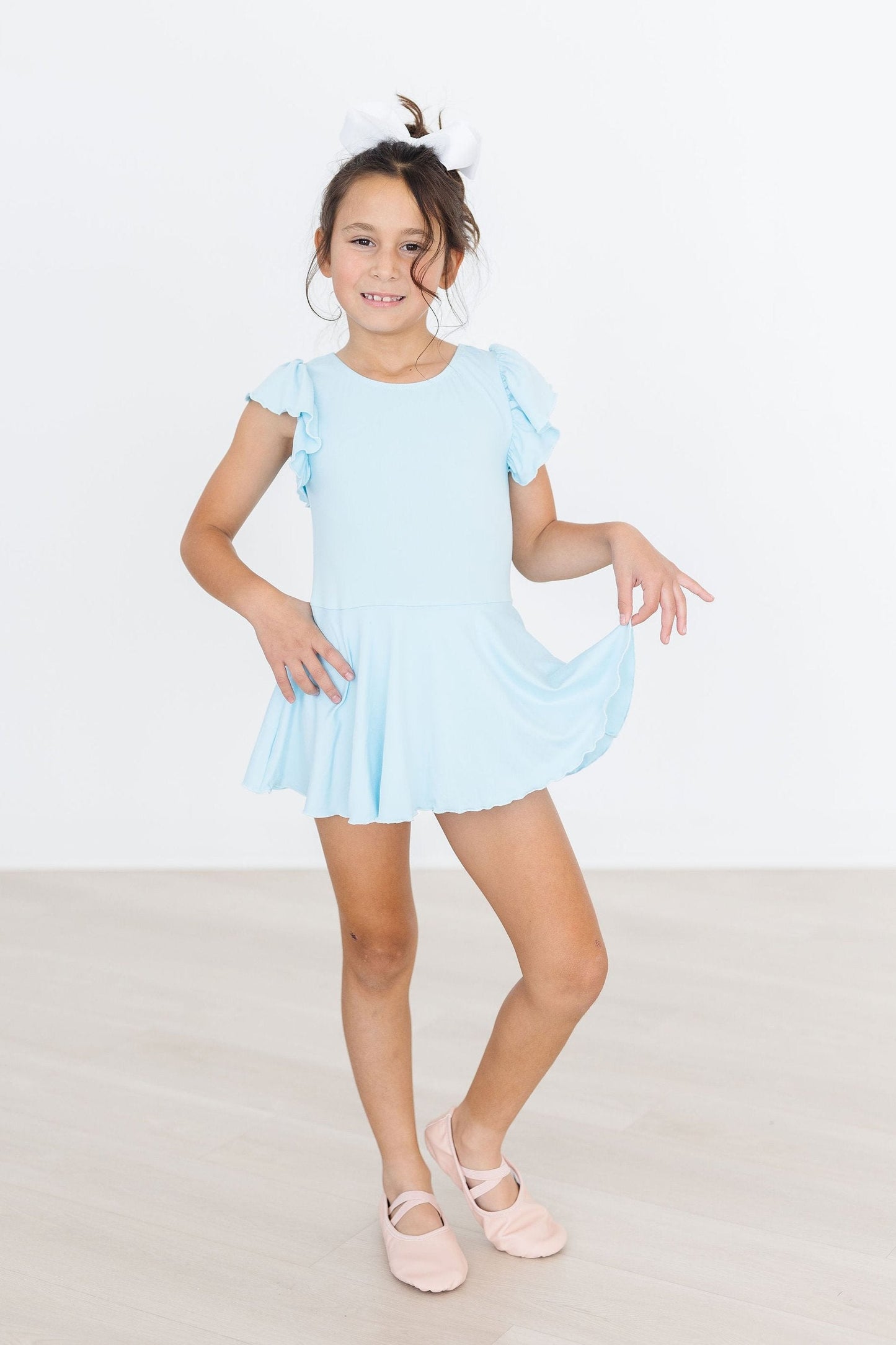 Bluebird Short Sleeve Twirl Leotard Mila & Rose
