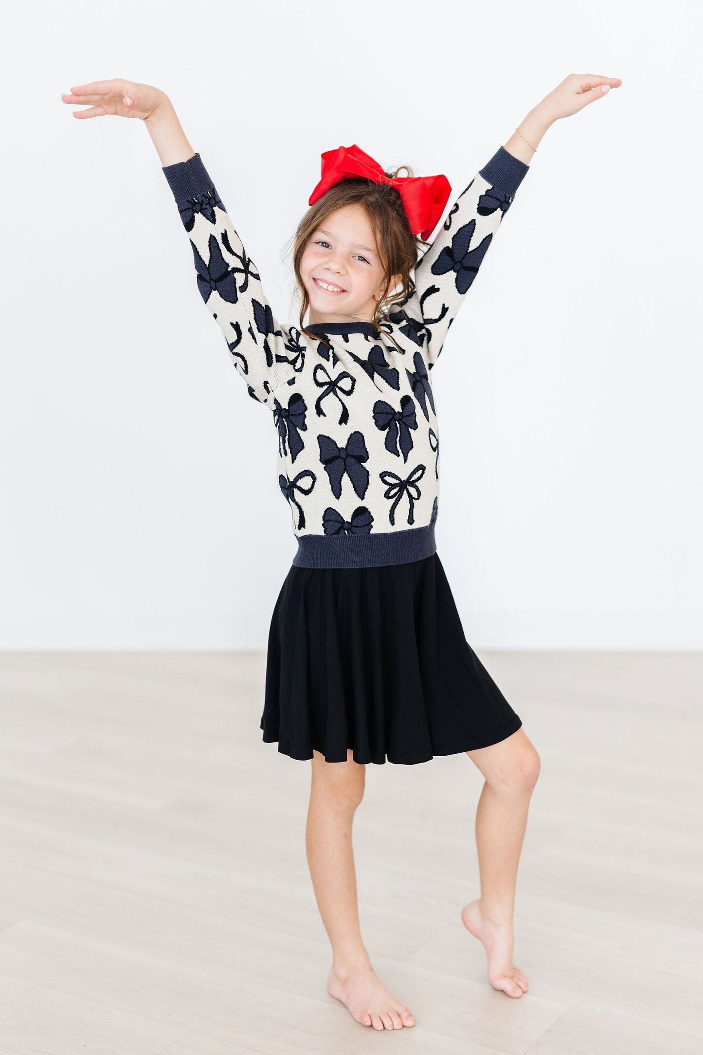 Black Attached Shorts Twirl Skort Mila & Rose