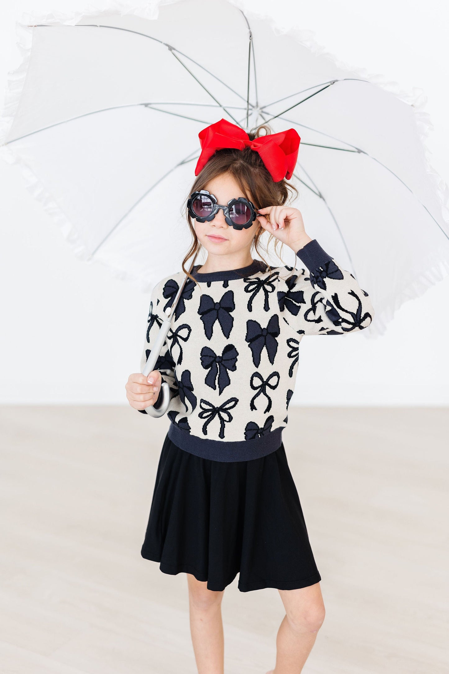 Black Attached Shorts Twirl Skort Mila & Rose