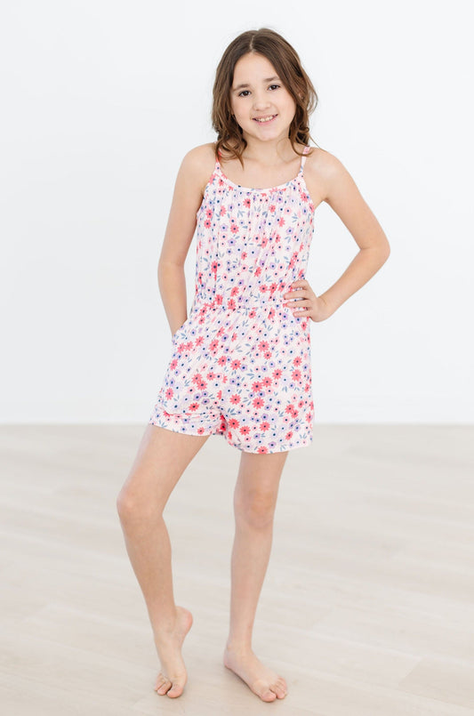 Buttercup Strappy Play Romper Soft Fabric Romper Mila & Rose