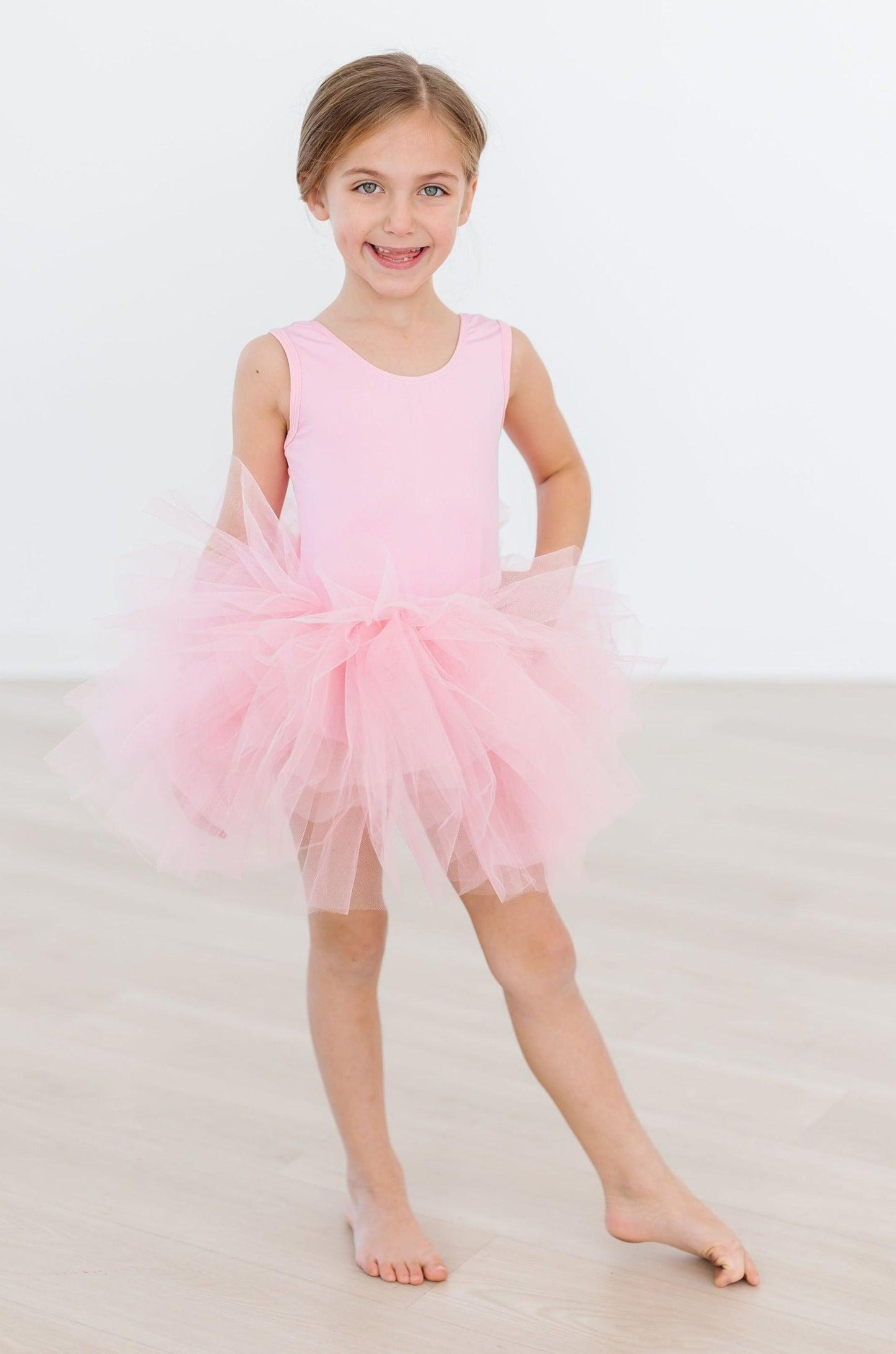 Bubblegum Pink Tank Key Attribute Tutu Leotard Mila & Rose