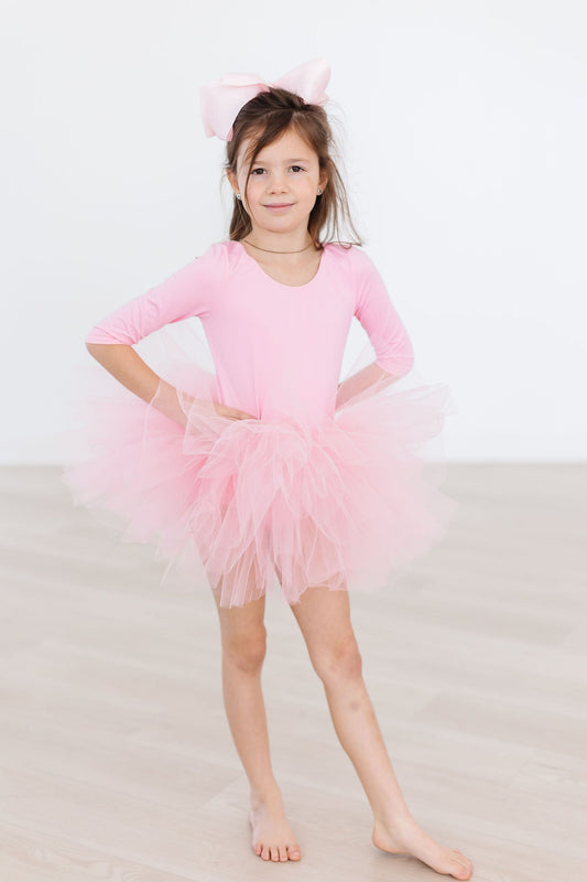 Bubblegum Pink Full 3/4 Tutu Leotard Mila & Rose
