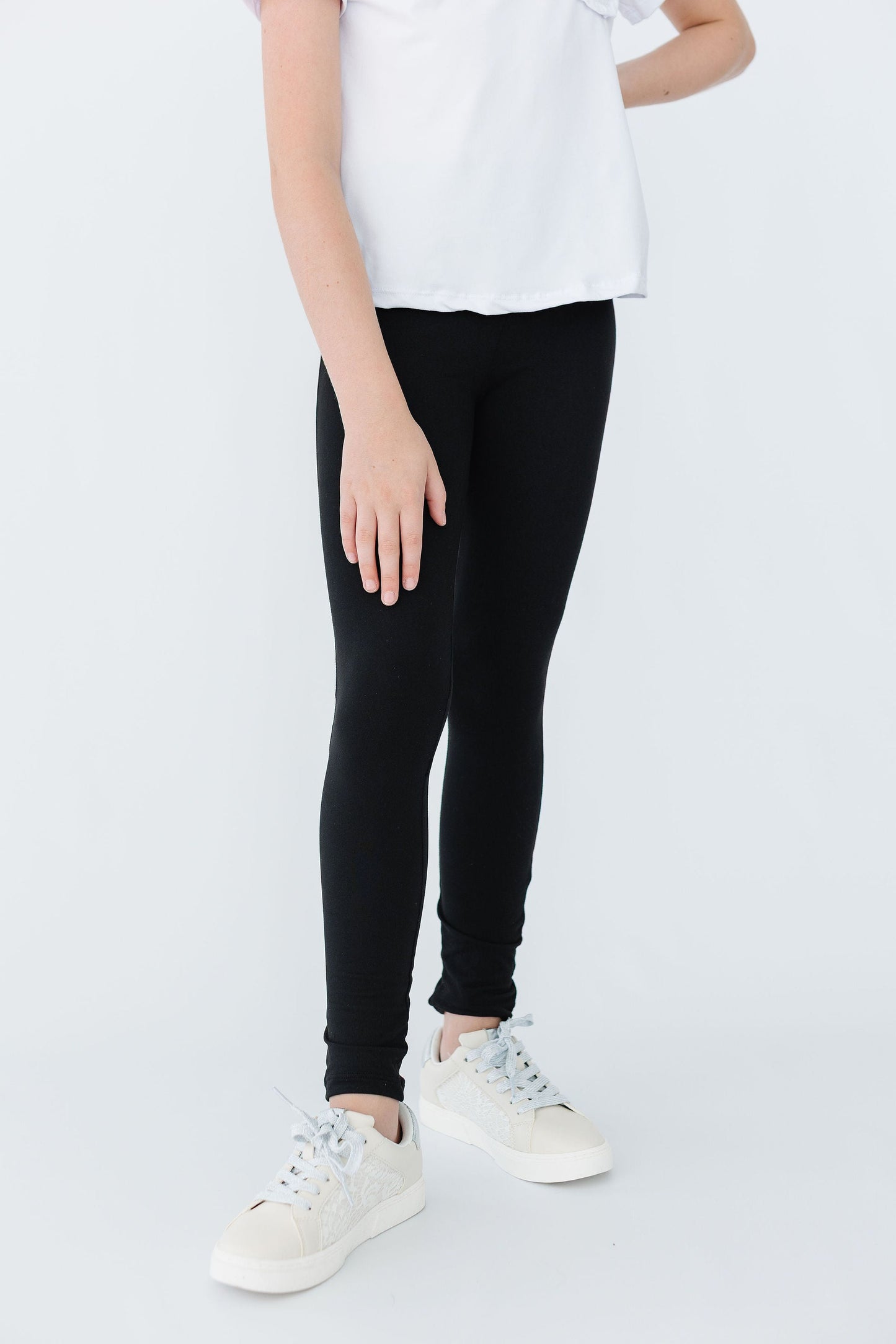 Black High Waisted Slim Fit Leggings