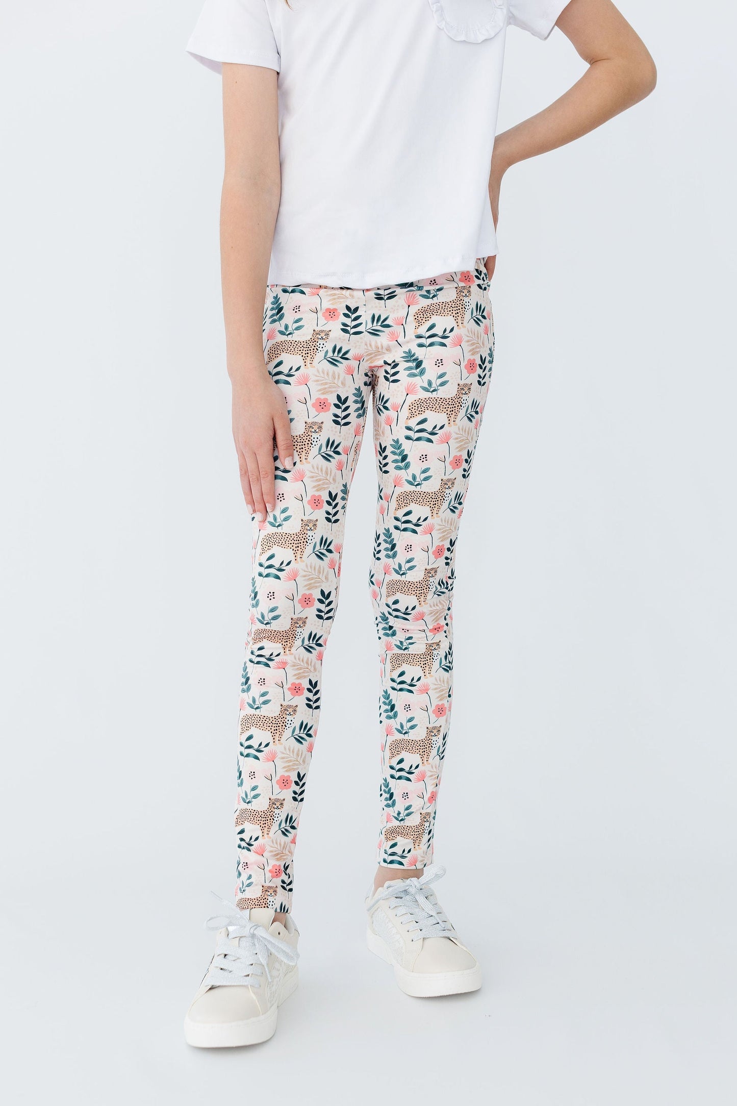 Cheetah Girl High Waisted Leggings Mila & Rose