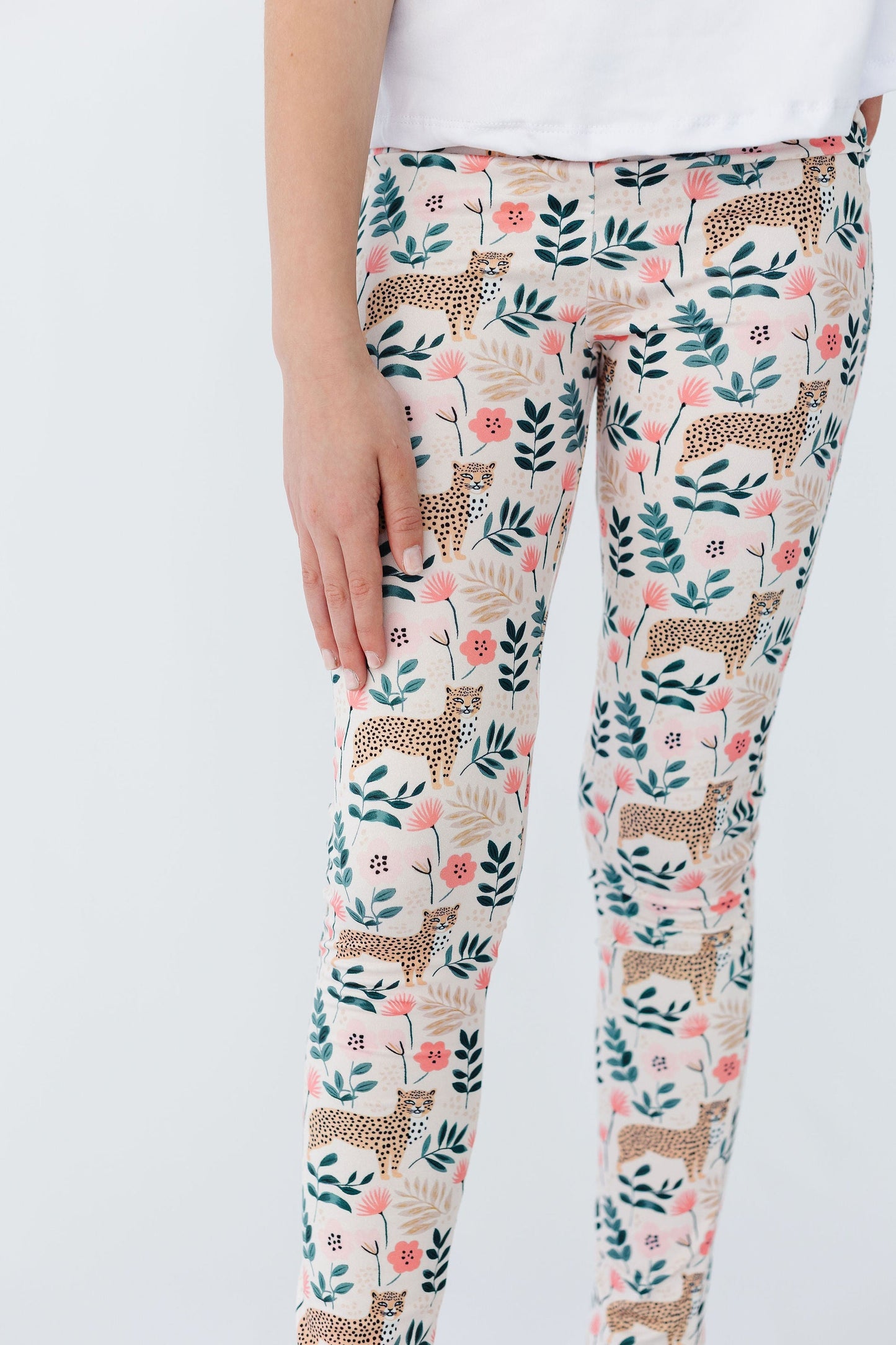 Cheetah Girl High Waisted Leggings Mila & Rose