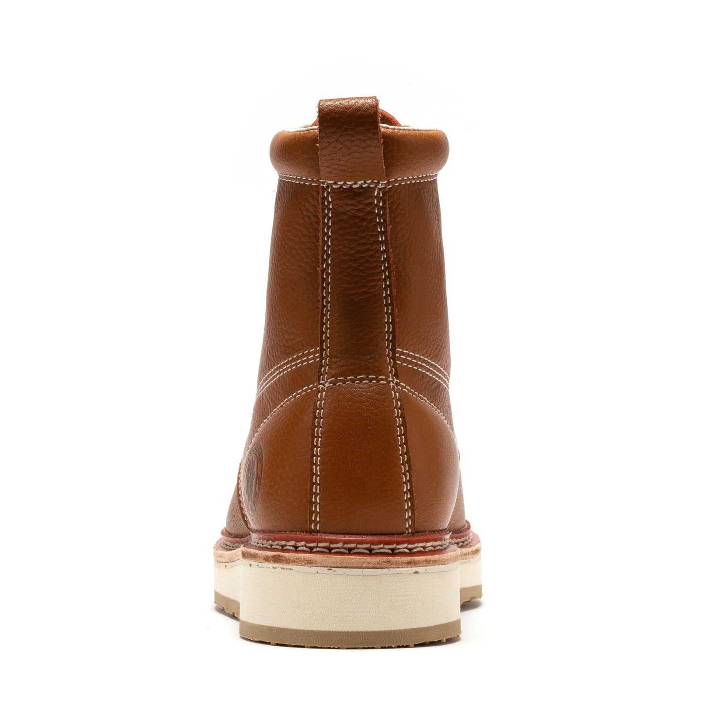 Norwood 6 Inch Brown Soft Toe Wedge Work Boots ROCKROOSTER