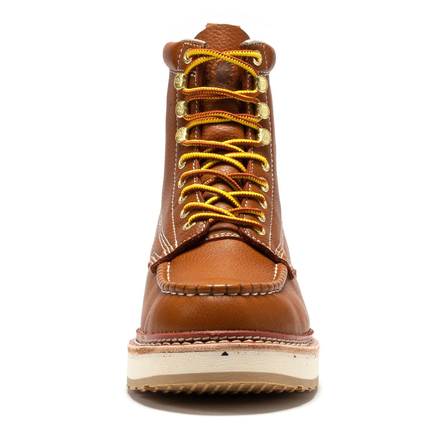 Norwood 6 Inch Brown Soft Toe Wedge Work Boots ROCKROOSTER