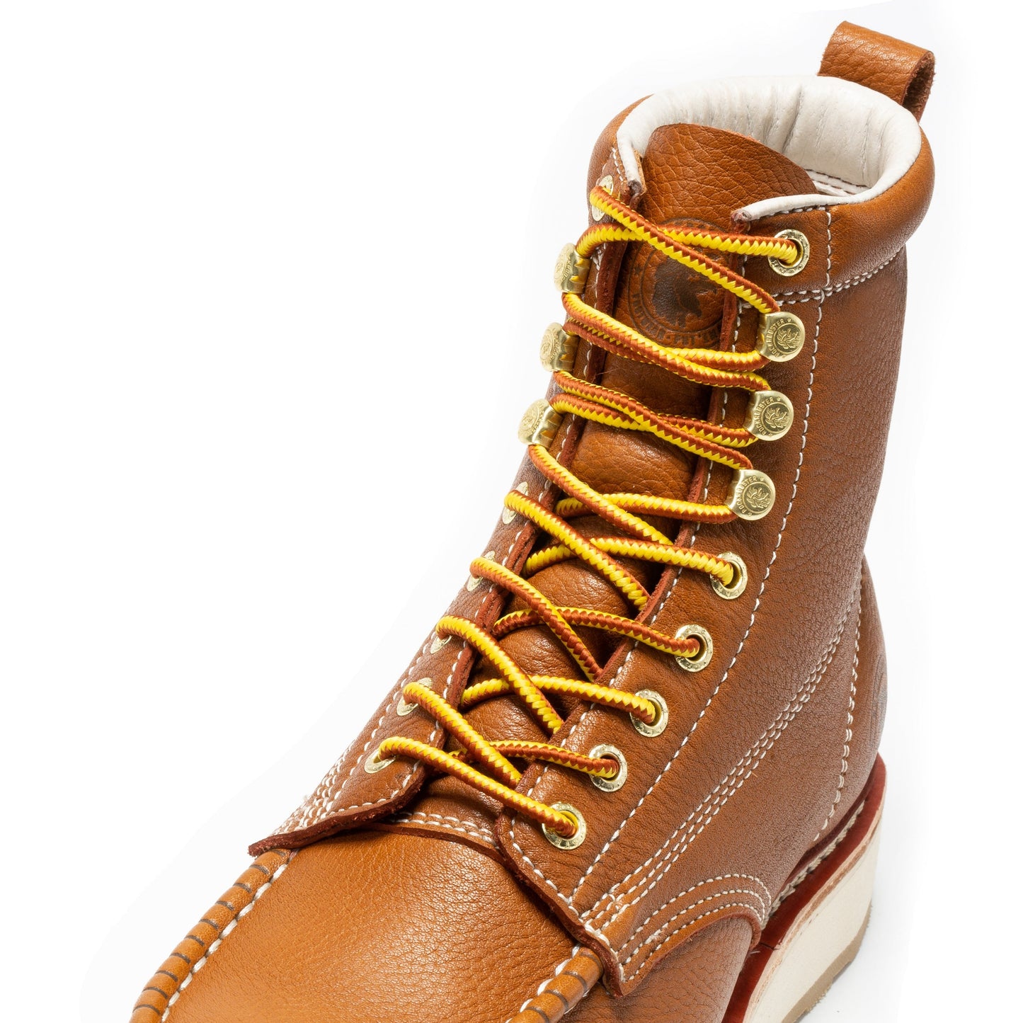 Norwood 6 Inch Brown Soft Toe Wedge Work Boots ROCKROOSTER