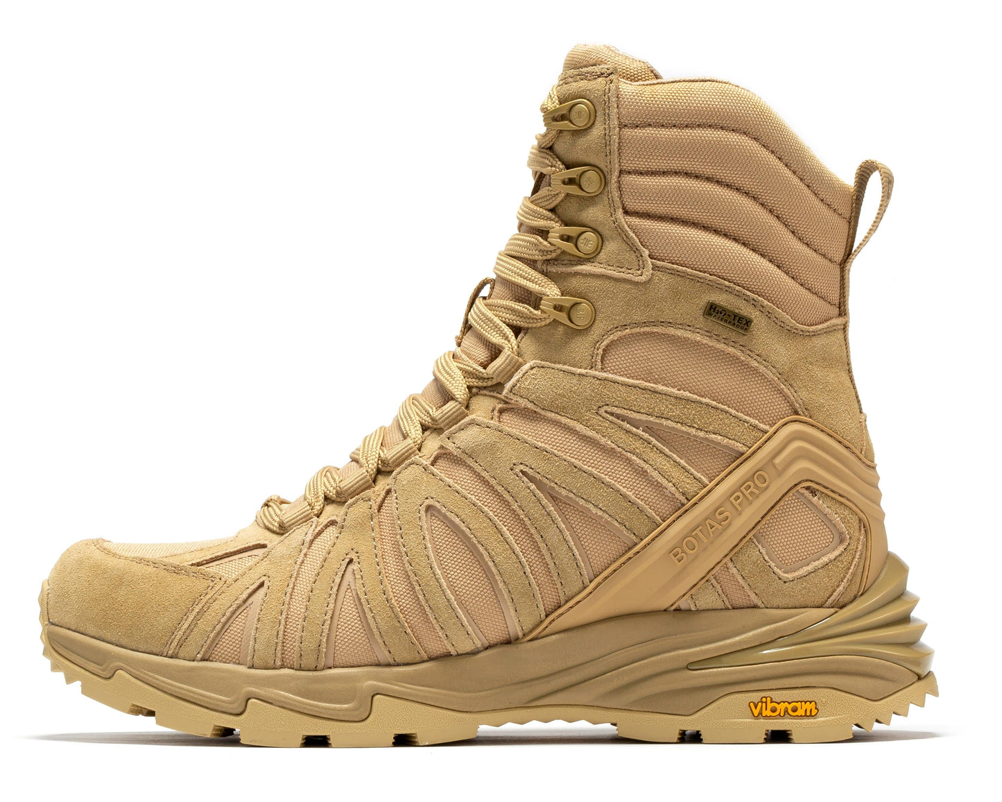 Waterproof 8 Inch Tactical Boots with VIBRAM® Traction Lug Outsole Botas Pro Sand