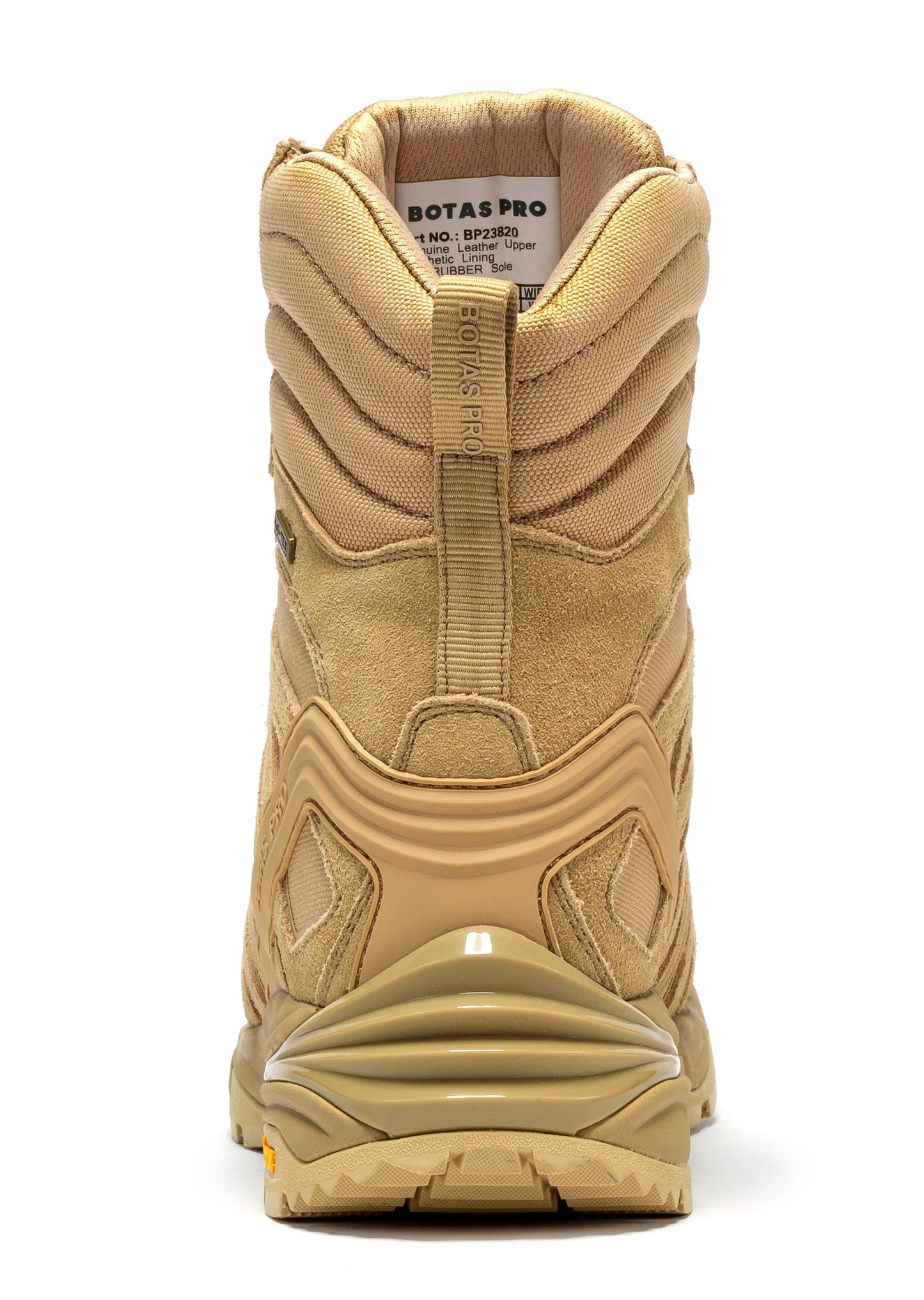 Waterproof 8 Inch Tactical Boots with VIBRAM® Traction Lug Outsole Botas Pro Sand