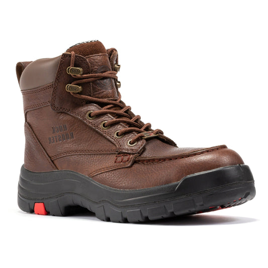 Zumbro Wide Soft Toe Work Boots 6 inch Rubber Outsole ROCKROOSTER