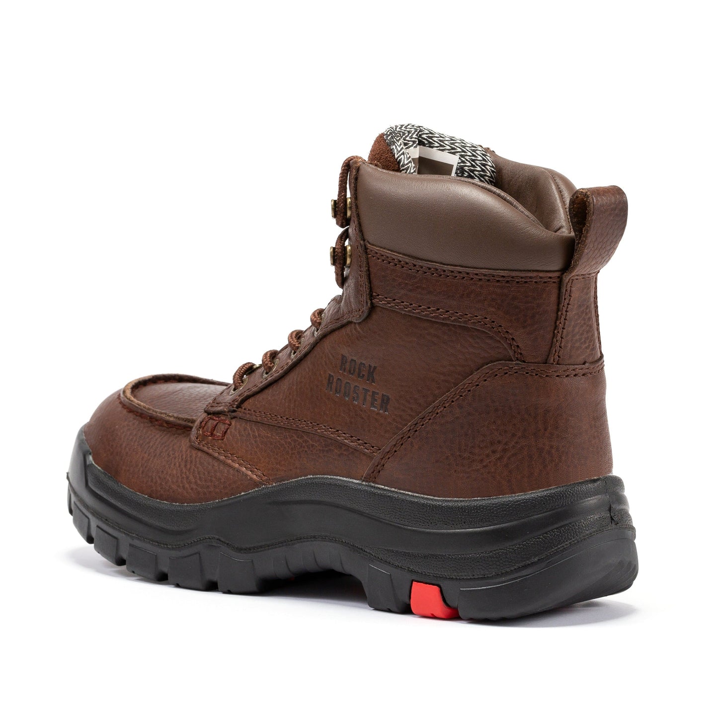 Zumbro Wide Soft Toe Work Boots 6 inch Rubber Outsole ROCKROOSTER