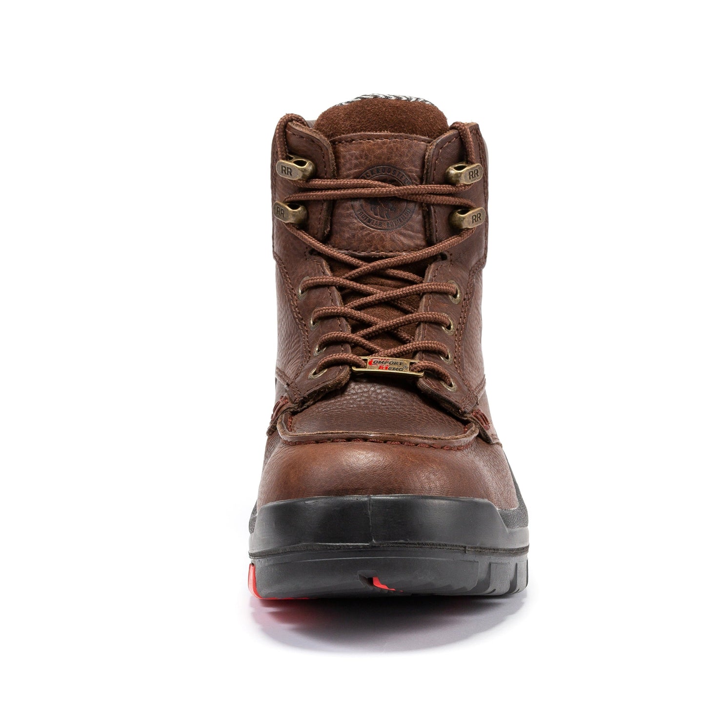 Zumbro Wide Soft Toe Work Boots 6 inch Rubber Outsole ROCKROOSTER
