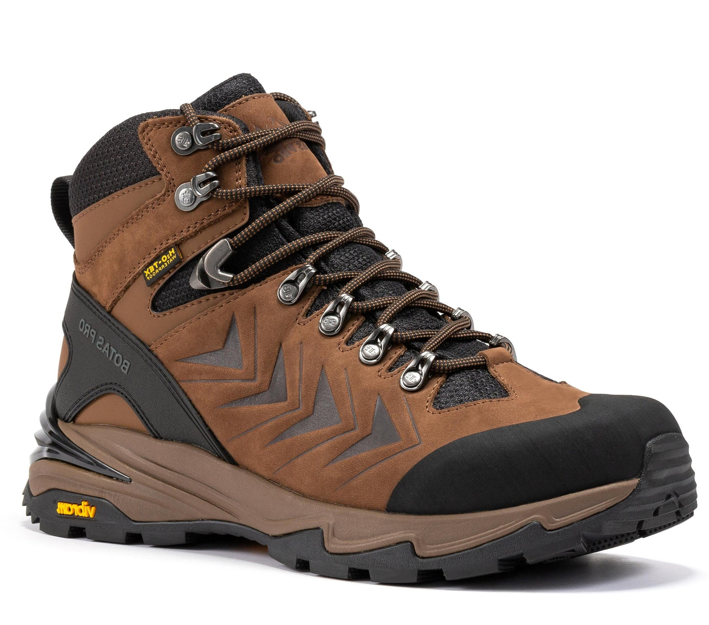 Waterproof 6 Inch Hiking Boots with VIBRAM® Traction Lug Outsole Botas Pro BP22121
