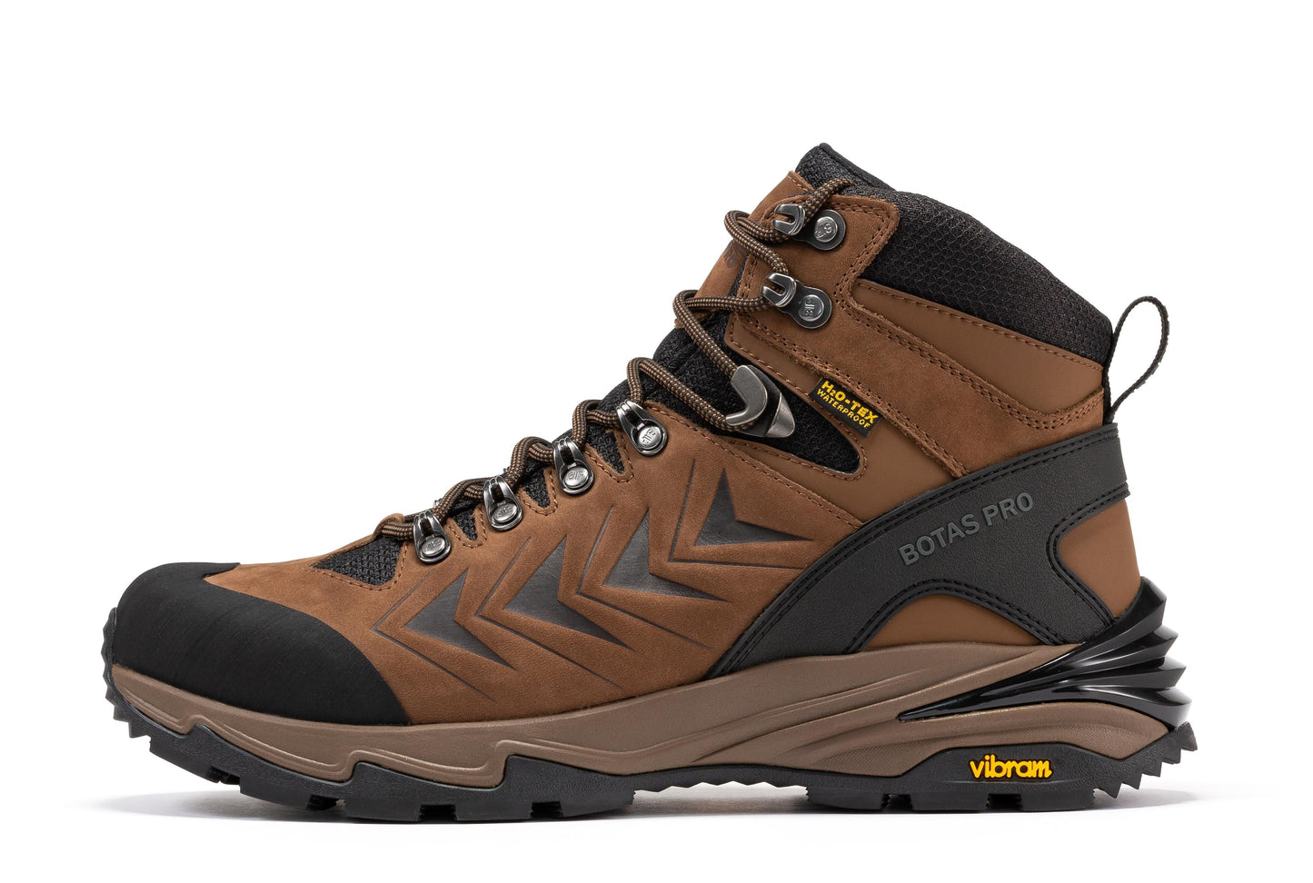 Waterproof 6 Inch Hiking Boots with VIBRAM® Traction Lug Outsole Botas Pro BP22121