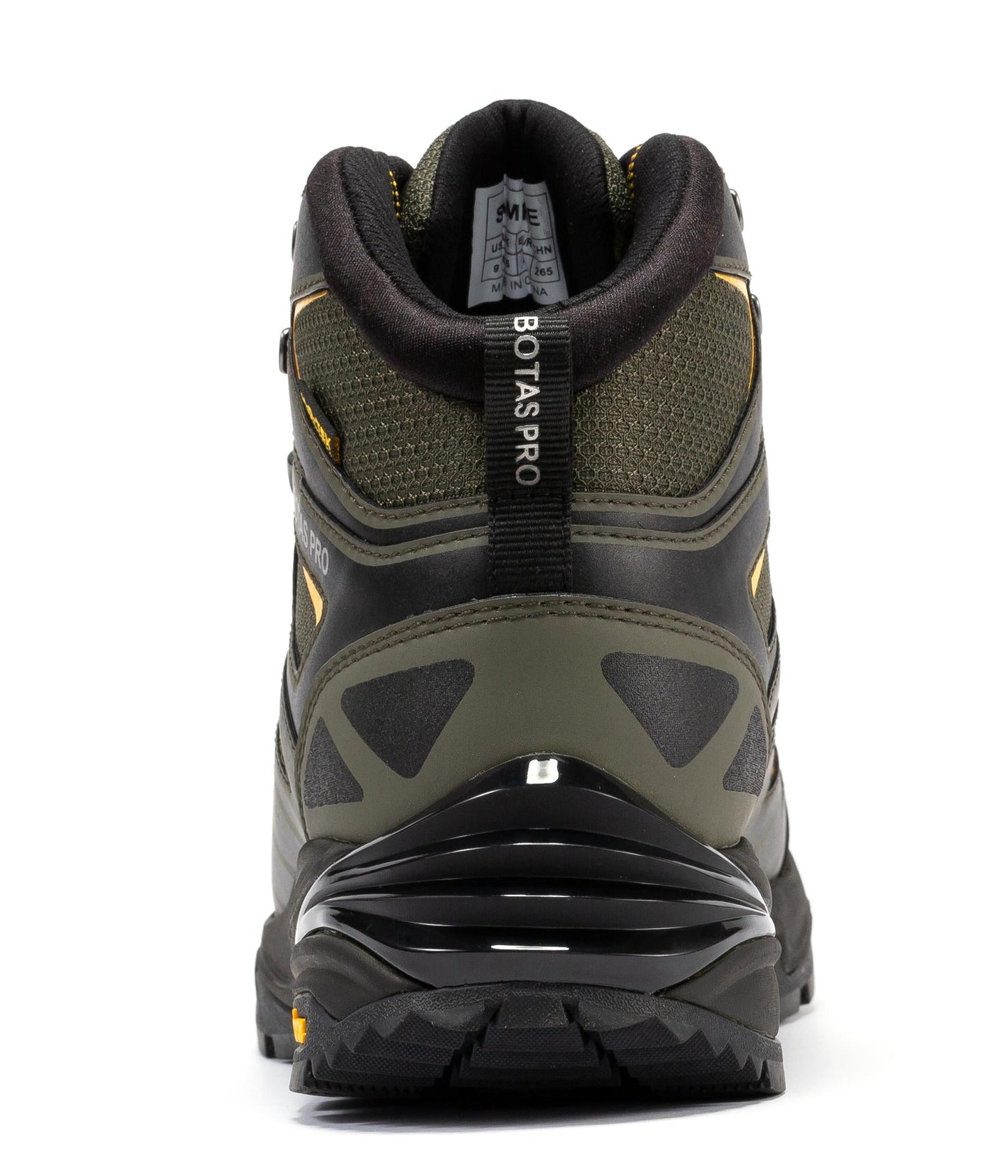 Waterproof Metallic Green 6 Inch Hiking Boots Botas Pro