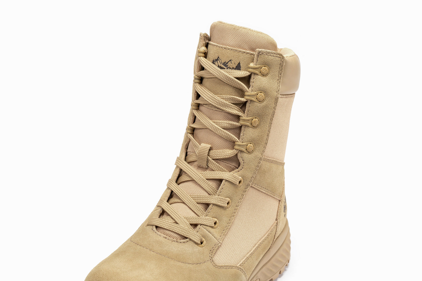 Botas Pro Sand Suede Leather 8 inch Side Zipper Military Tactical Boots BP701