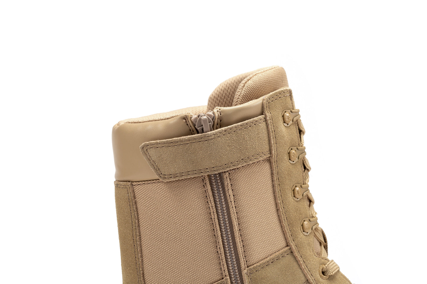 Botas Pro Sand Suede Leather 8 inch Side Zipper Military Tactical Boots BP701