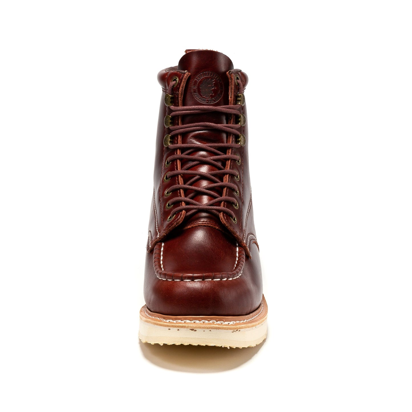 Norwood Cherry Brown Soft Toe 6 inch Wedge Work Boots ROCKROOSTER