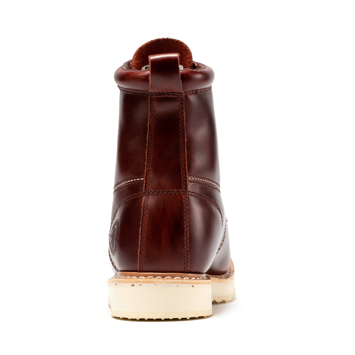 Norwood Cherry Brown Soft Toe 6 inch Wedge Work Boots ROCKROOSTER