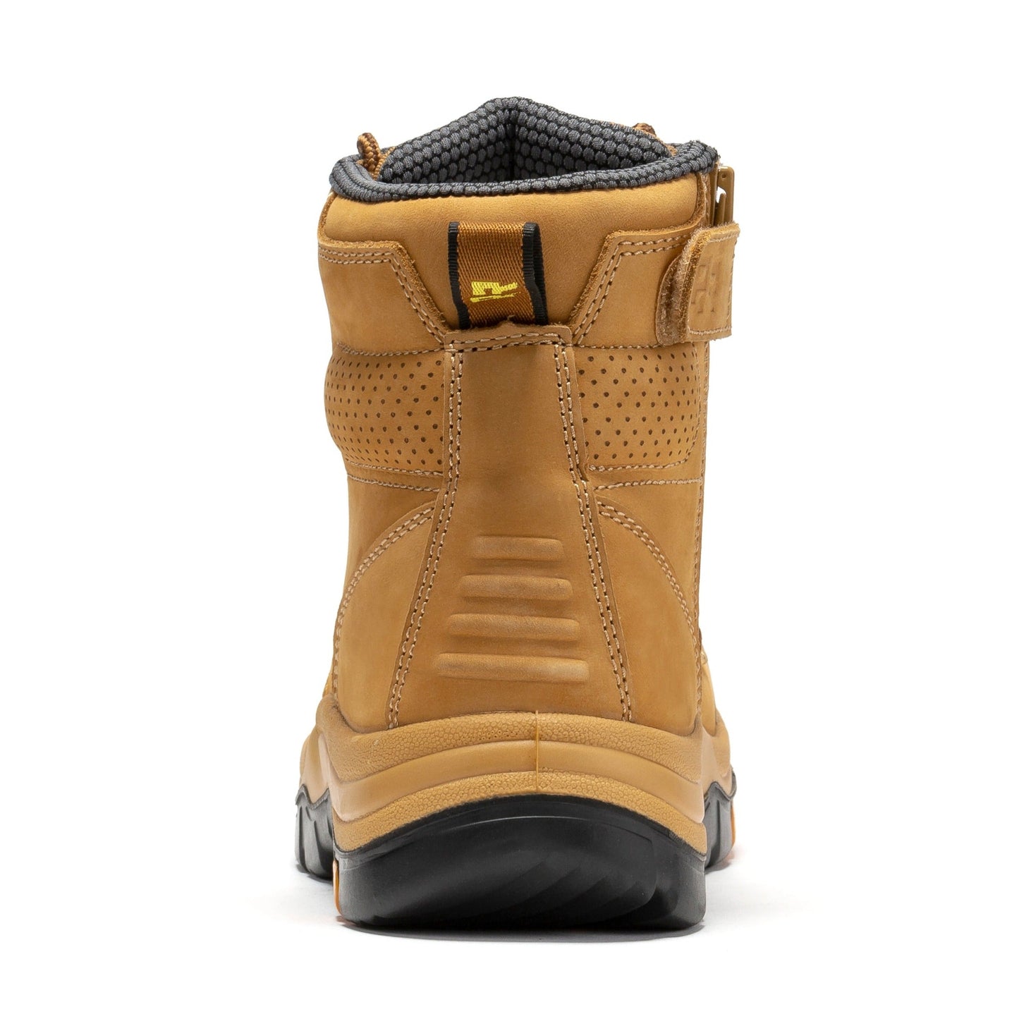 Madison Tan 6 Inch Zip-sided Steel Toe Leather Work Boots ROCKROOSTER