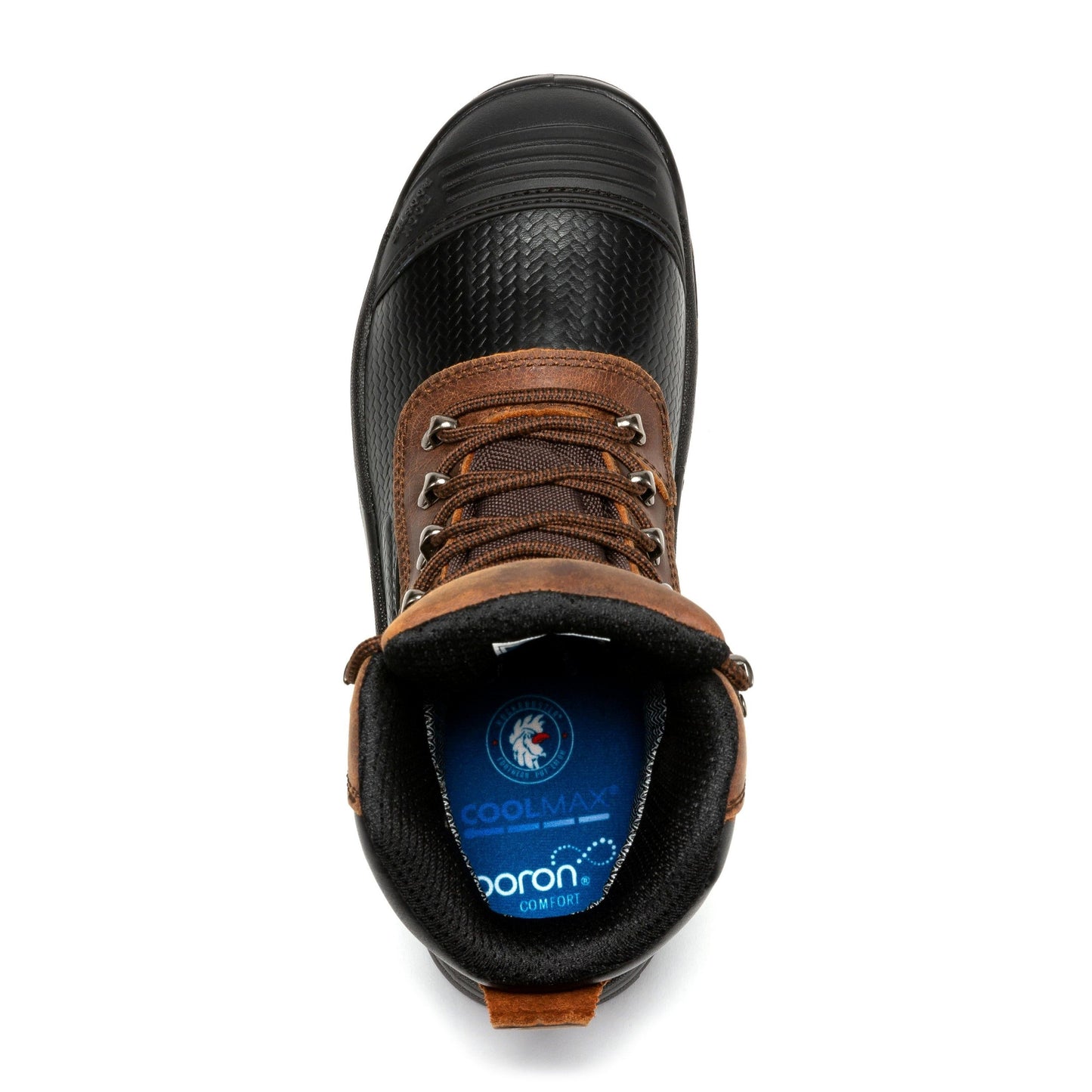 ROCKROOSTER Waterproof Steel Toe Leather Work Boots 6 Inch AK216 Sedona