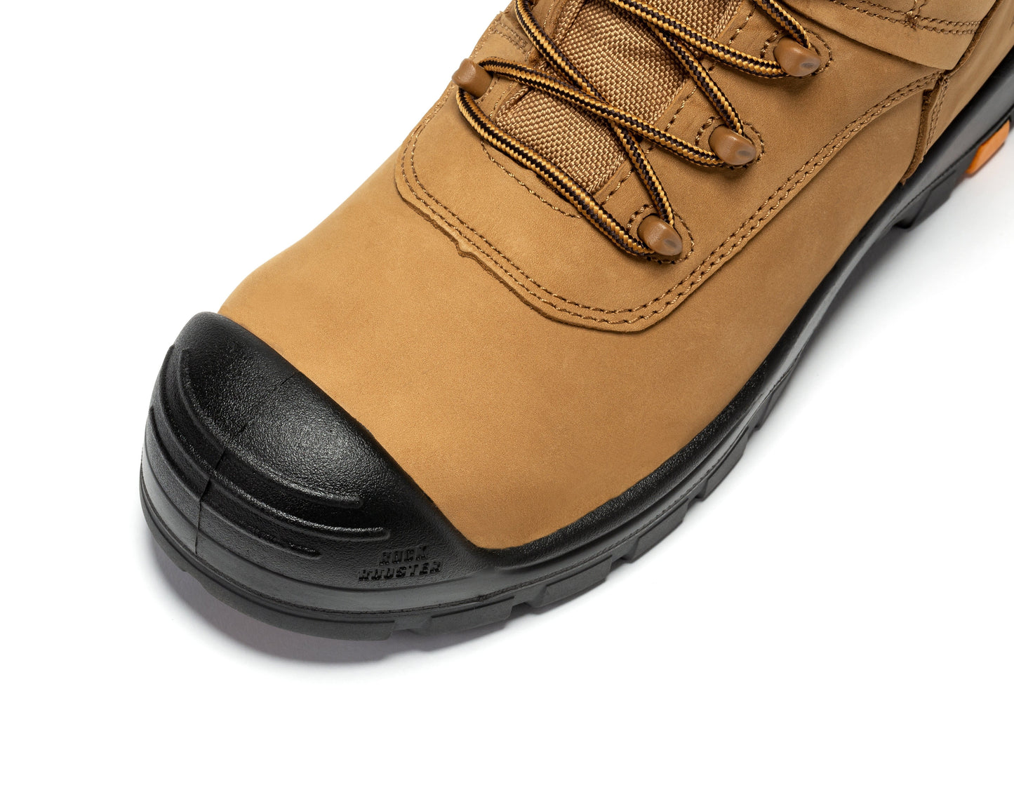 Men's Brown 8 Inch Waterproof Composite Toe Work Boots Rockrooster