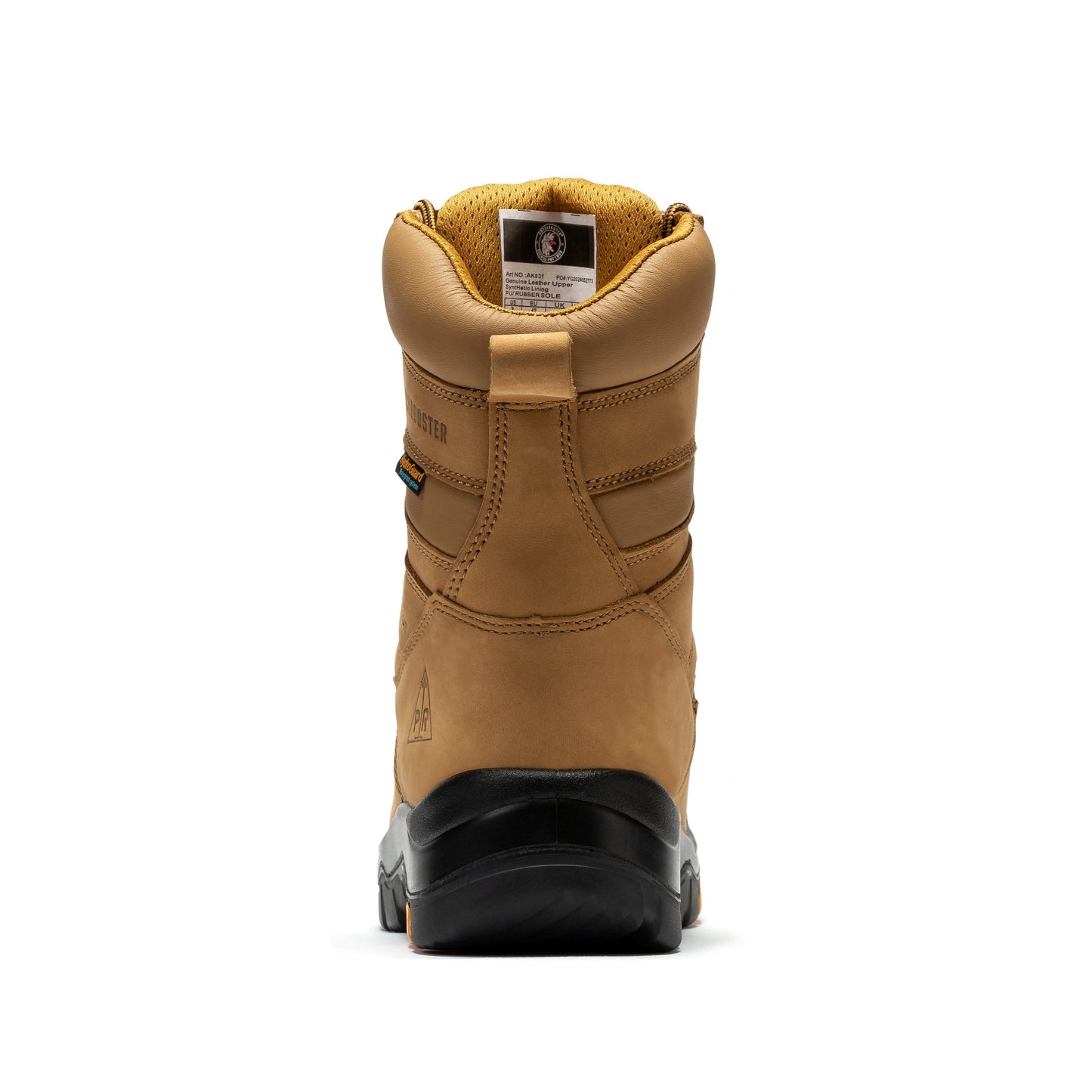 Men's Brown 8 Inch Waterproof Composite Toe Work Boots Rockrooster