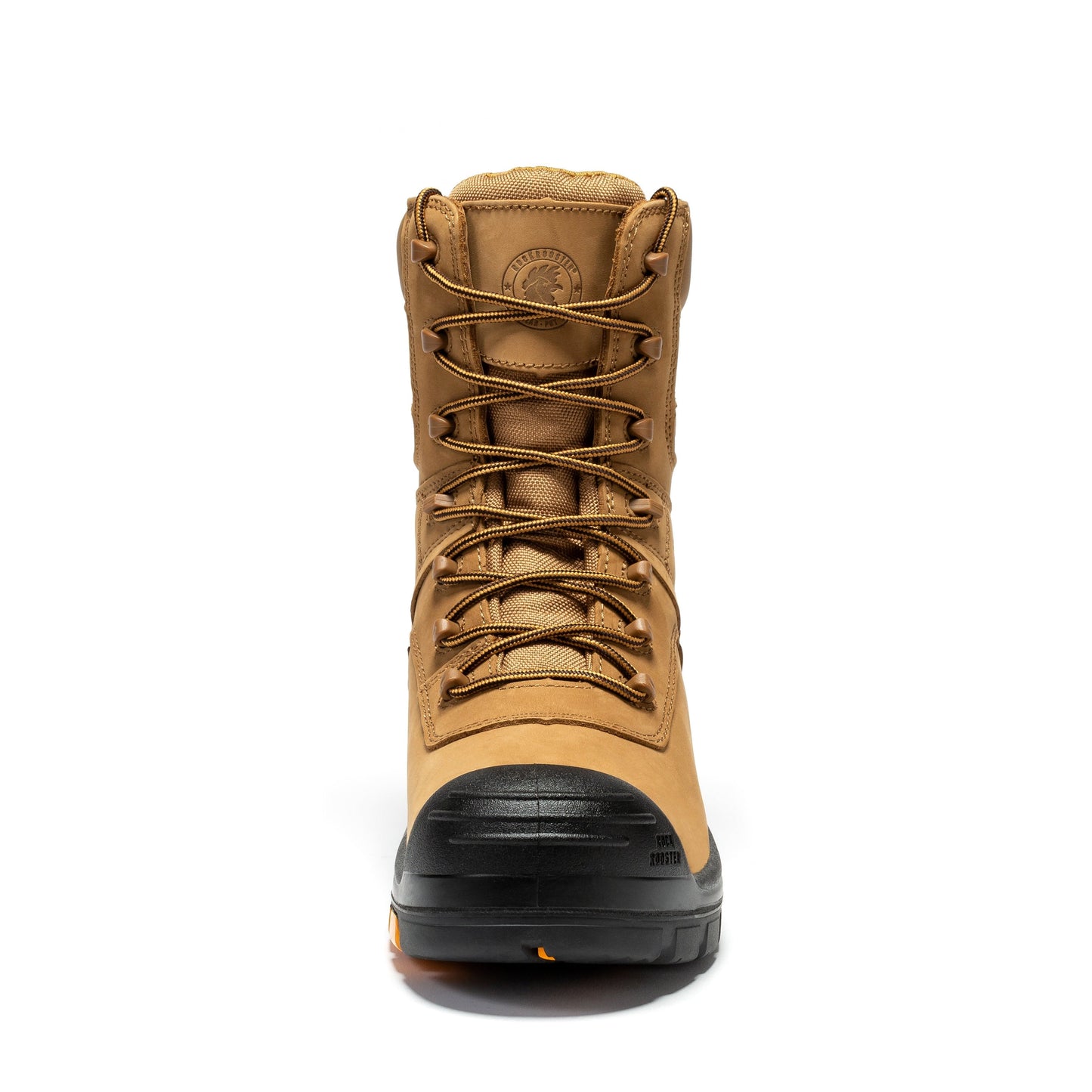Men's Brown 8 Inch Waterproof Composite Toe Work Boots Rockrooster