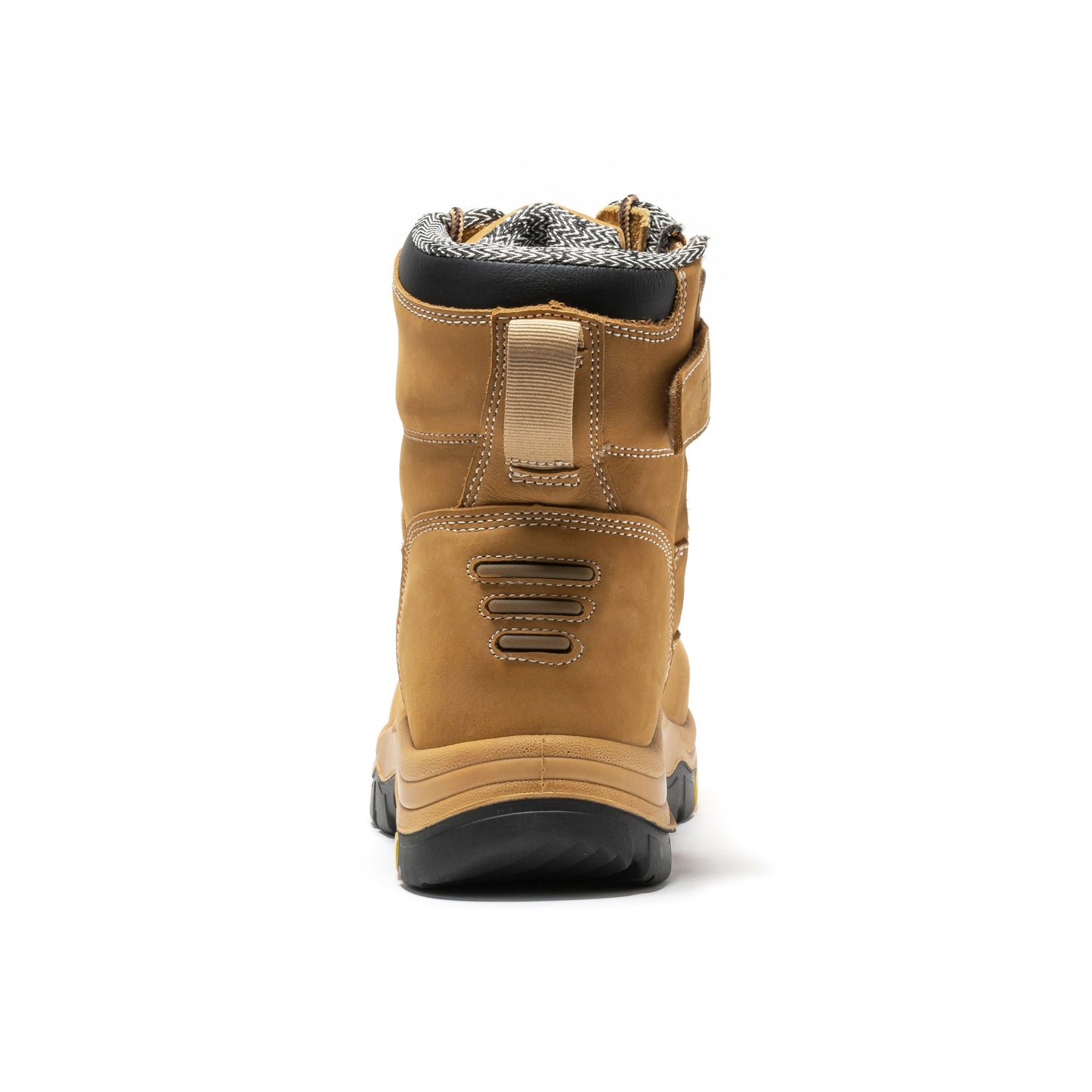 Roslyn Black Composite Toe 7 inch Zip-sided Leather Work Boots ROCKROOSTER