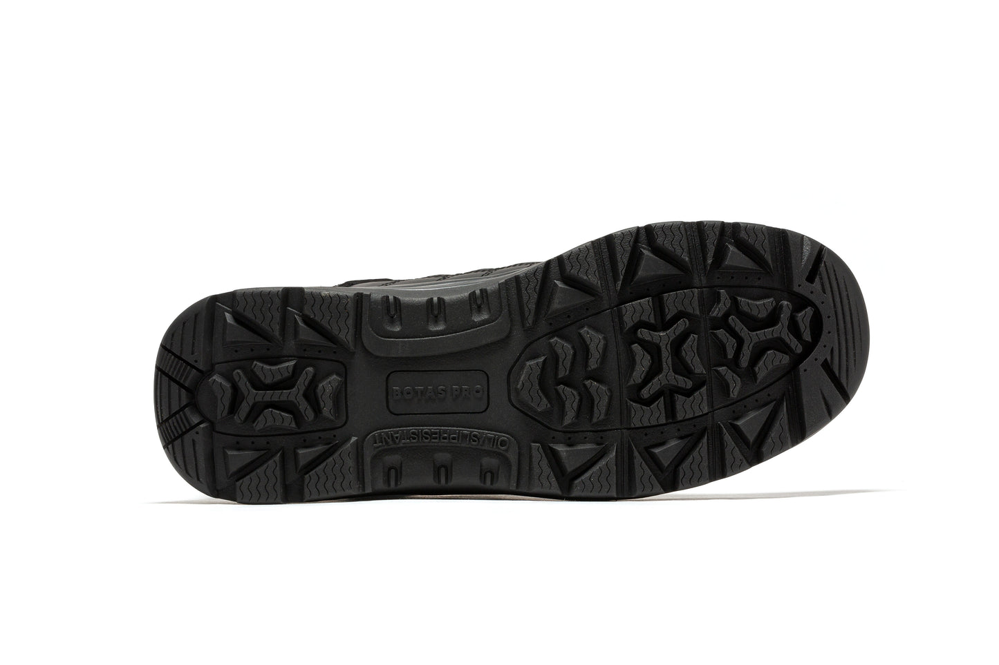 Botas Pro Black 6 inch Side Zipper Rubber Sole Tactical Boots BMP111BK