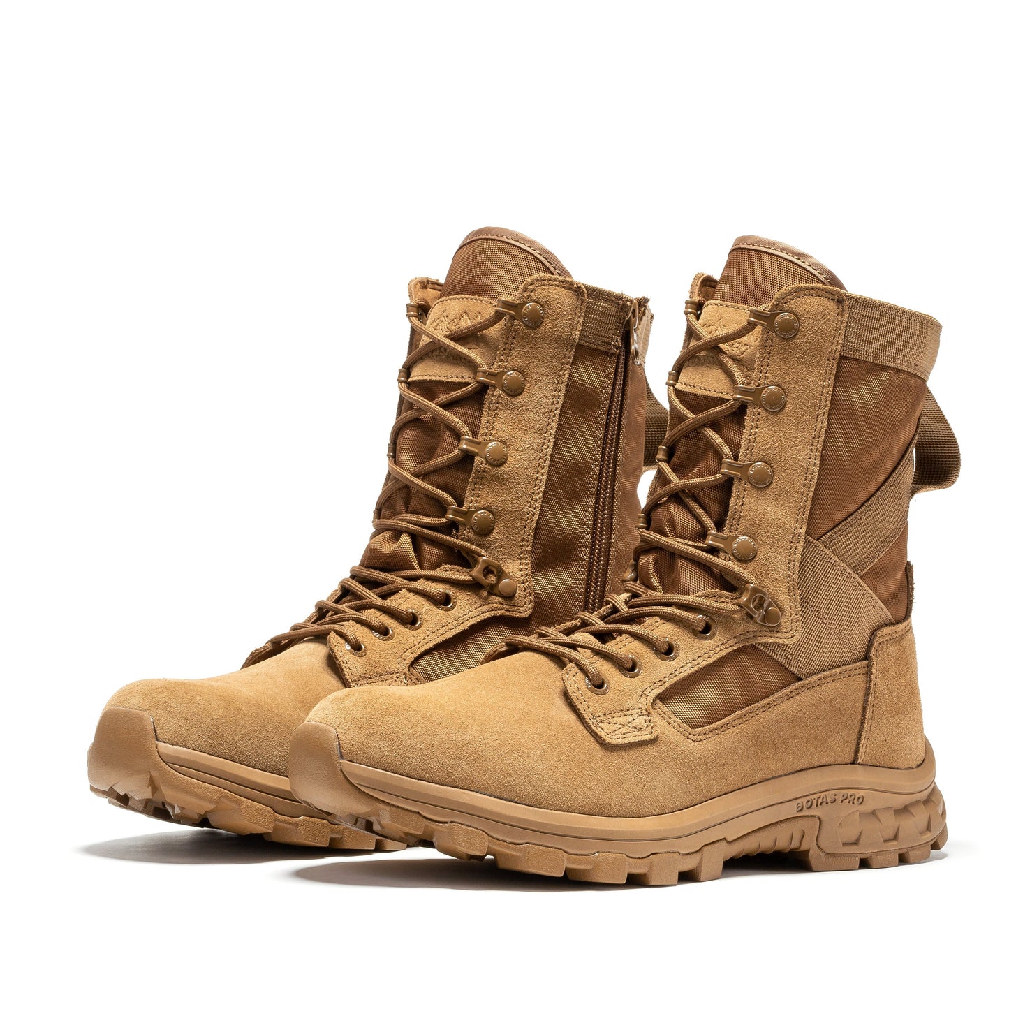 Botas Pro Sand 8 inch Side Zipper Military Tactical Boots BP401