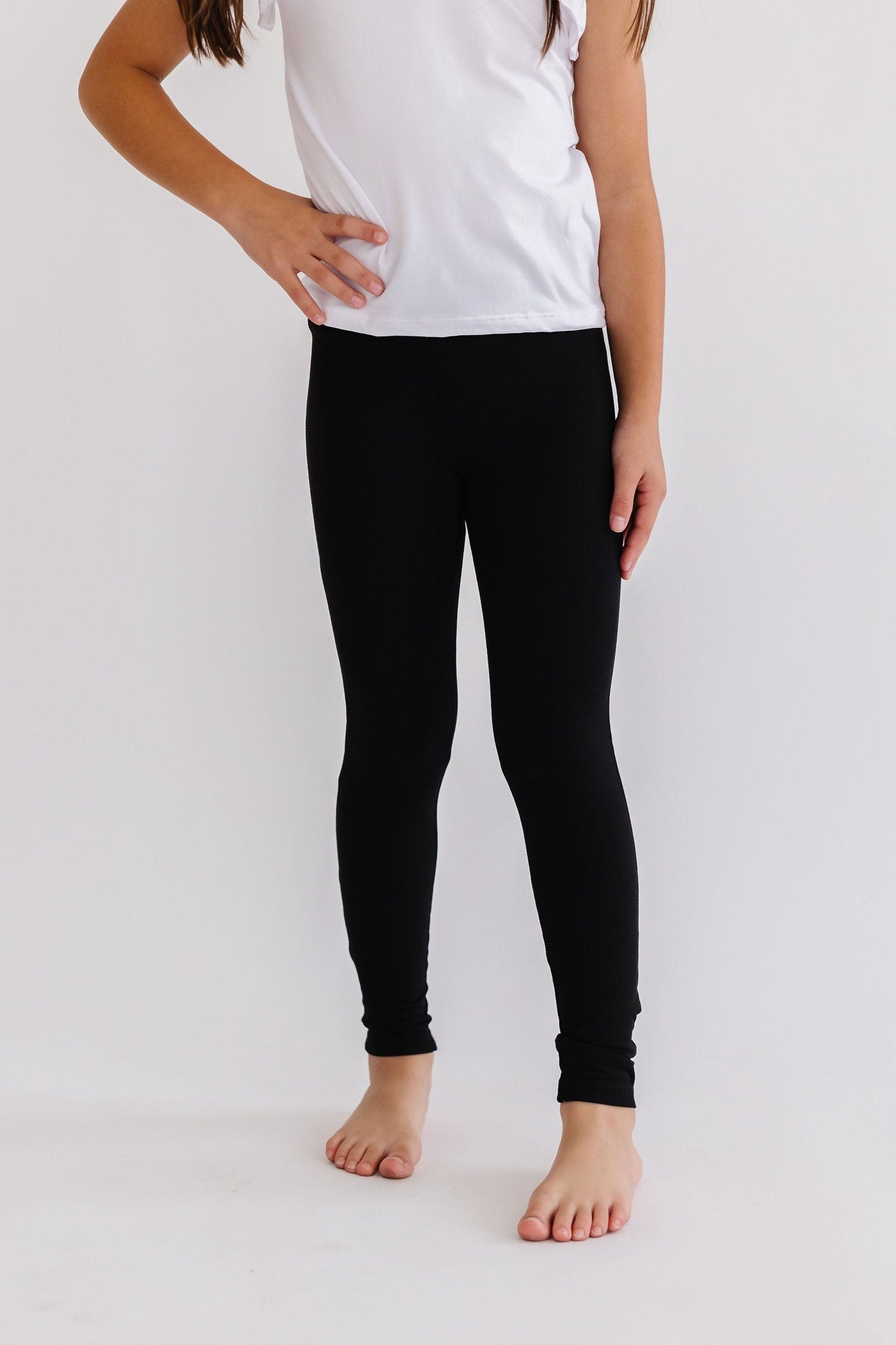 Black High Waisted Slim Fit Leggings