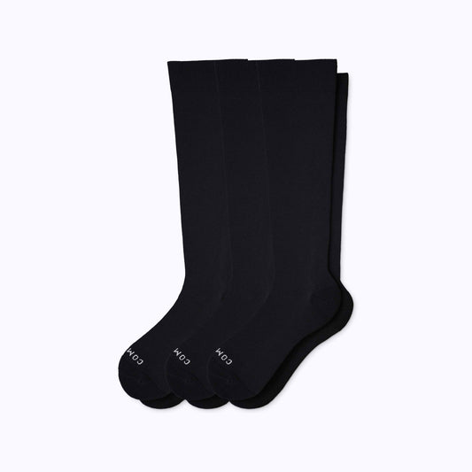 Knee-High Compression Socks 3 Pack Solids