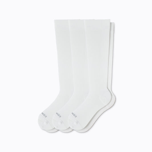 Knee-High Compression Socks 3 Pack Solids