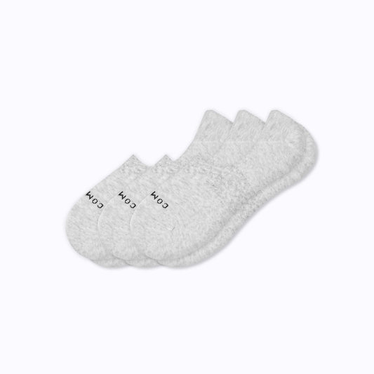 Combed Cotton No Show Socks 3 Pack