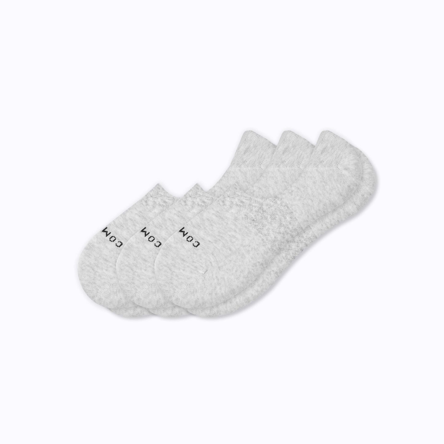 Combed Cotton No Show Socks 3 Pack
