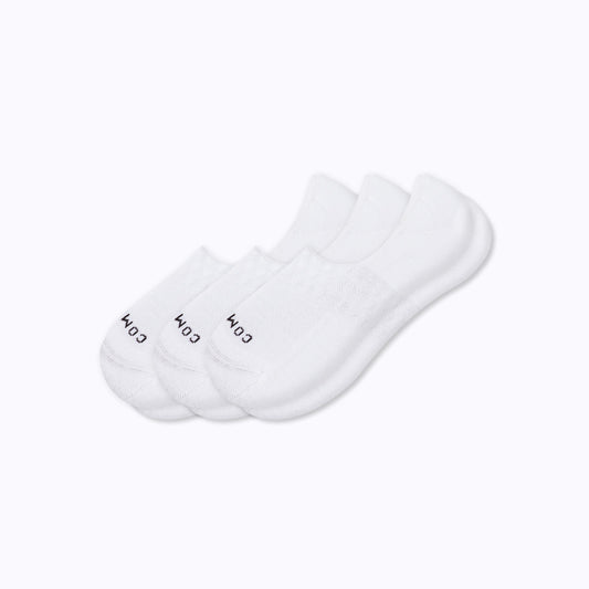 Combed Cotton No Show Socks 3 Pack