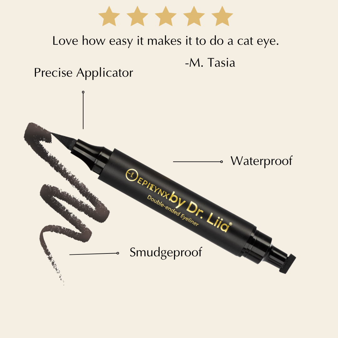 Double Ended Liquid Eyeliner Gluten-Free Winged Look EpiLynx