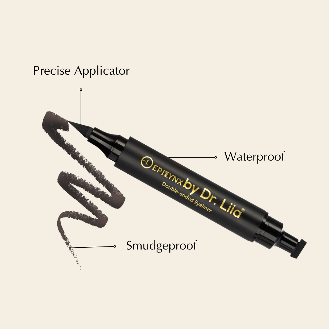 Double Ended Liquid Eyeliner Gluten-Free Winged Look EpiLynx