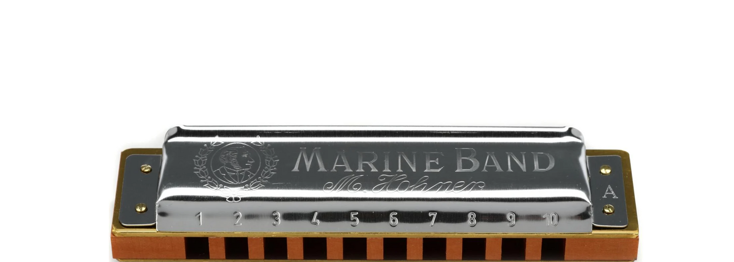 Hohner Marine Band Key of A Blues Harmonica