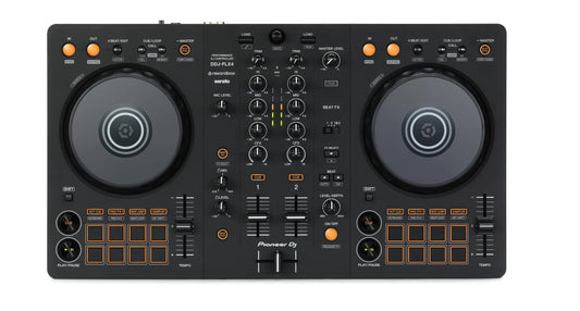 Pioneer DJ DDJ-FLX4 2-deck rekordbox and Serato DJ Controller - Graphite -NEW