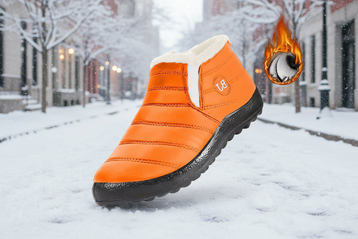 Women’s Warm Padded Lightweight Cotton Boots Non-Slip Outdoor Ankle Boots