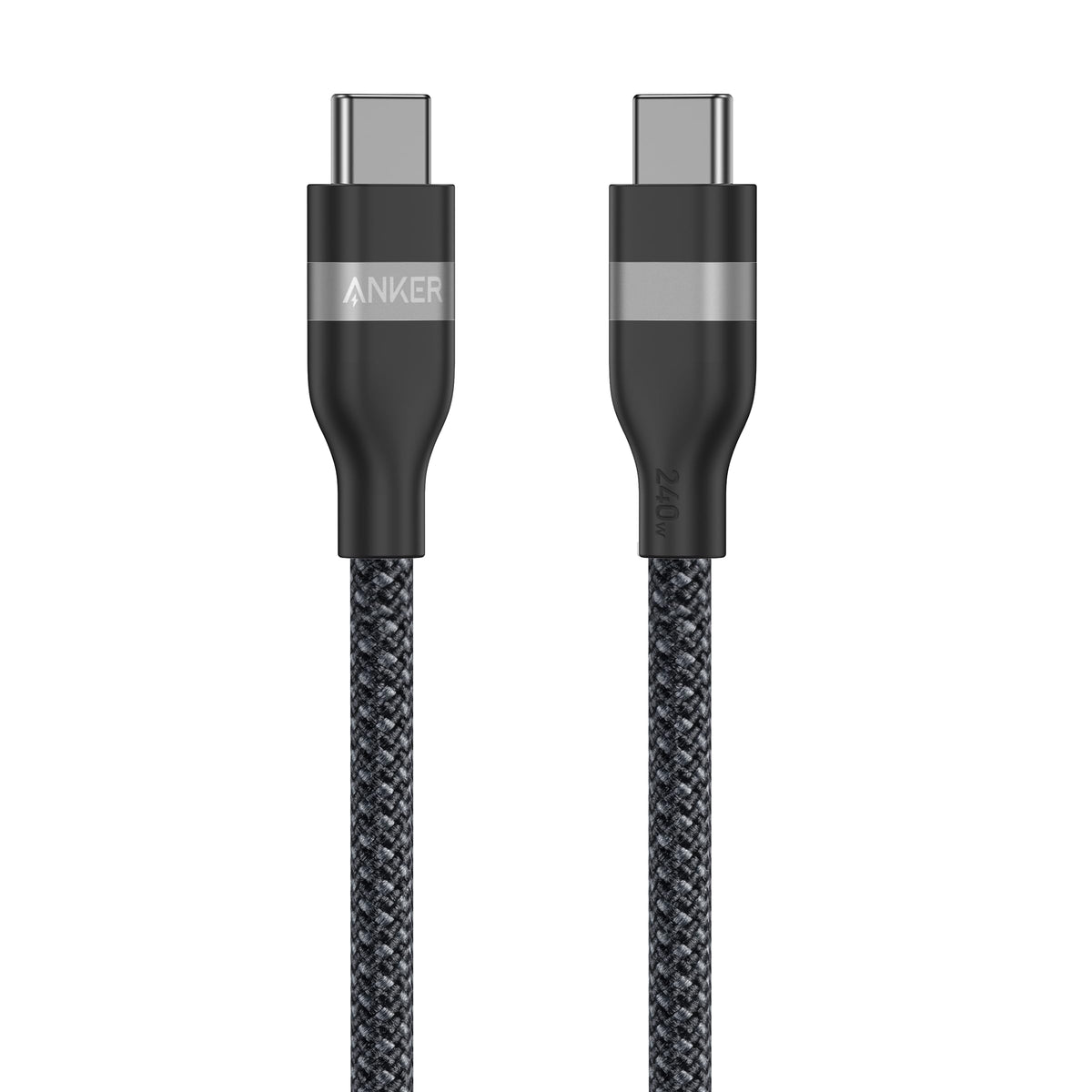 Anker 240W Upcycled-Braided USB-C to USB-C Cable (3 ft / 6 ft)