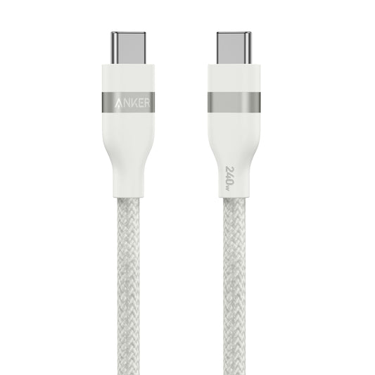 Anker USB-C to USB-C Cable (3 ft / 6 ft, 240W, Upcycled-Braided)