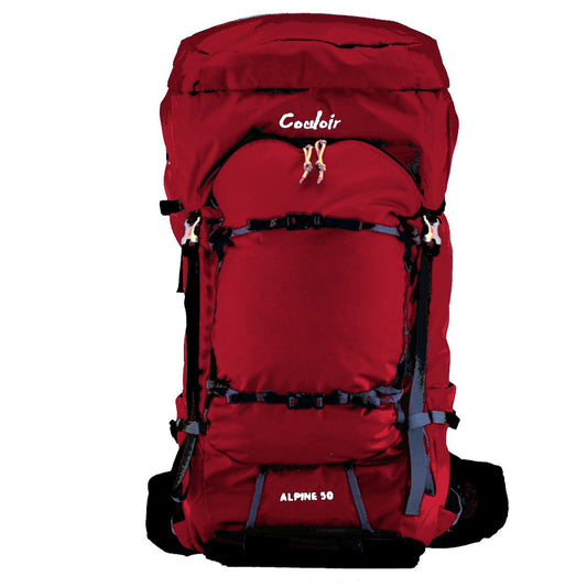 Alpine Ski Pack 40 or 50 Liter Mountaineering Backpack Couloir