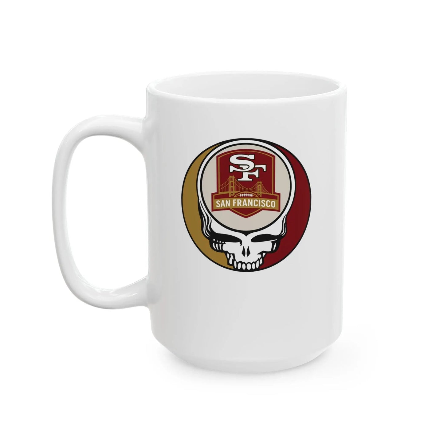 San Francisco 49ers Stealie Ceramic Coffee Mug 15ounce NFL