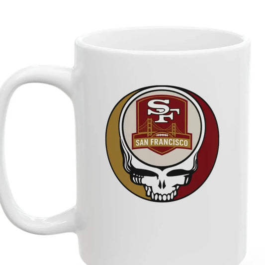 San Francisco 49ers Stealie Ceramic Coffee Mug 15ounce NFL