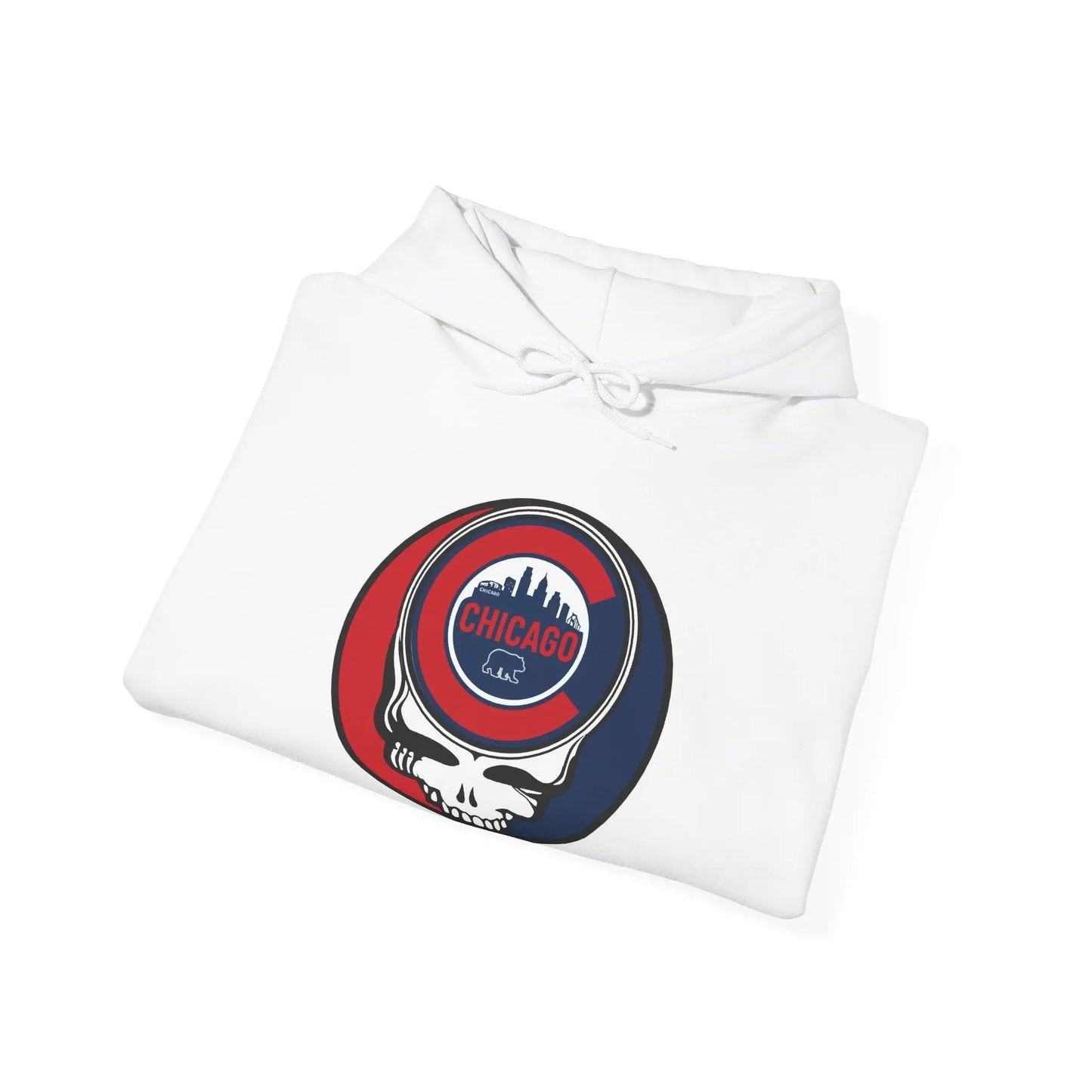 Grateful Dead Unisex Heavy Blend Hoodie The Ballpark Collection Chicago Baseball Edition