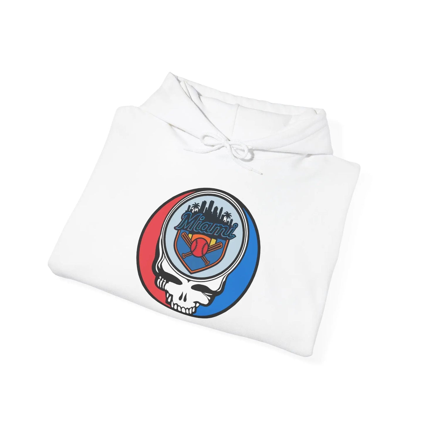 Miami Marlins Grateful Dead Unisex Heavy Blend Hoodie The Ballpark Collection